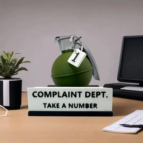 Printed grenade complaint - printed,