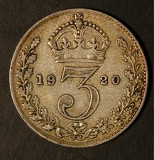 Threepence 1911 to 1936 George