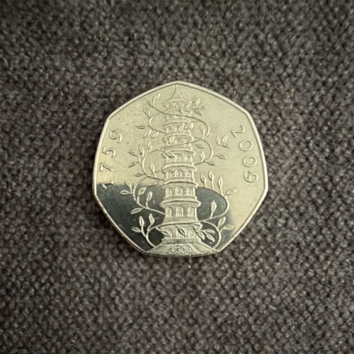 2009 50p coin - uk, kew
