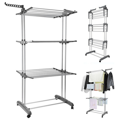 Tier foldable clothes airer - 4-tier,