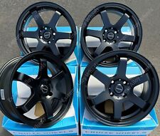 Alloy Wheels 17" TK-7 For Ford Escort XR3 + Fiesta XR2 ST ST Line 4x108 Black