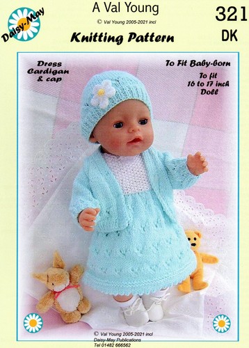 Dolls knitting pattern 321 - pattern, no.321
