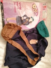 WW2 1940s Costume World Book Day Girls Fancy Dress Child 4-6 yrs Narnia