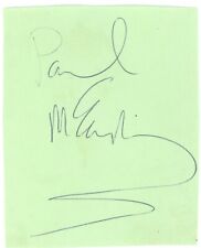 Paul McCartney Autograph Shepherd Bush C 1990