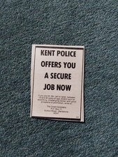 Sk242 Ephemera 1970 Advert Join Kent Police 