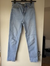 Topshop Women’s Premium Mom Jeans Light Denim W28 L32