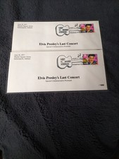 Pair Of Elvis Presley Stamps.