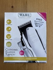 WAHL Chrome Super Taper - Corded - Guard 0.5 and 1-8