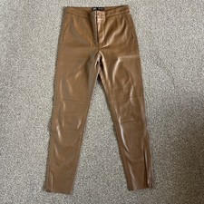 ZARA FAUX LEATHER TROUSERS -