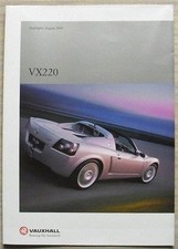 VAUXHALL VX220 Car Sales