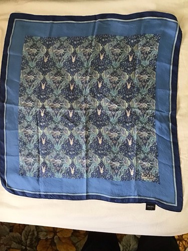 Liberty london blue silk - london,