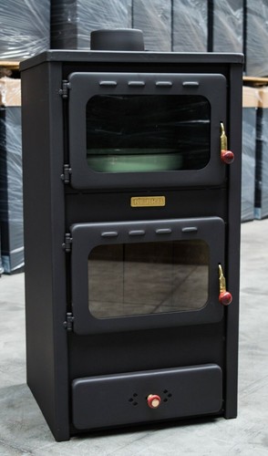 Wood burning stove - wood, oven