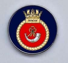 HMS Duncan Royal Navy Lapel Pin Badge