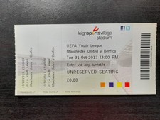 RARE TICKET Manchester United