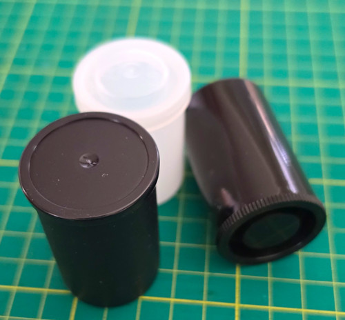35mm film canisters - 35mm, with