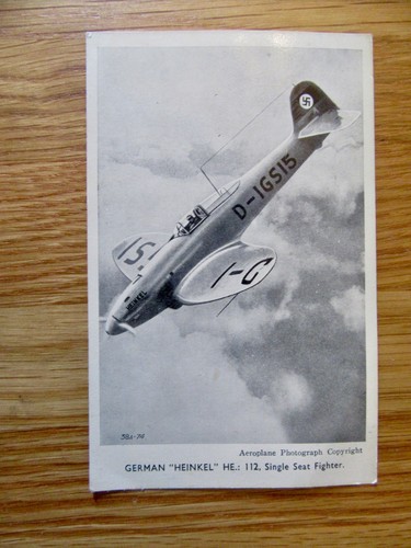 German heinkel he112 single - heinkel,