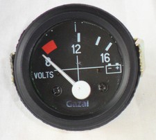 52MM (2") BLACK DIAL GAUGE CAR
