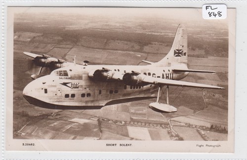 Aviation the short solent - solent, boac