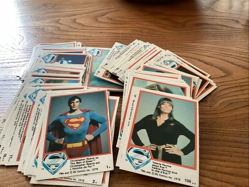 Superman the movie - cards, 1978
