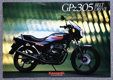 KAWASAKI GPZ305 Motorcycle Sales Leaflet c1985  99949-1031 ALL-E IV-VIII