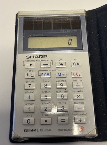 Vintage sharp 856 solar - vintage,