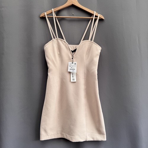 Zara bnwt nude beige strappy - nude,
