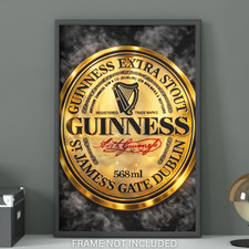 Guinness Poster Print A4 A3