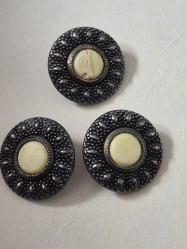 Set vintage buttons metal - set, of
