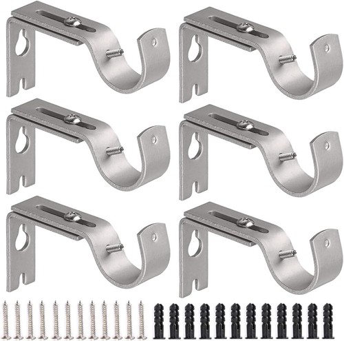 Curtain pole brackets 6pcs - pole,