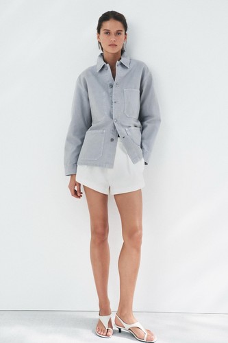 Zara grey utility jacket - zara,