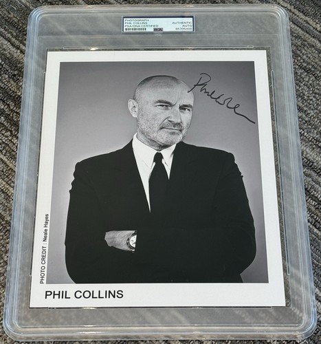 Phil collins signed - phil,