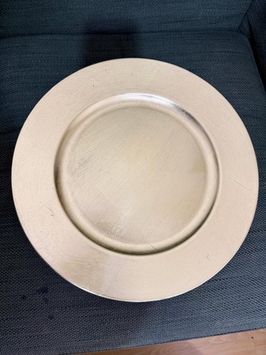 Decorative golden charger - decorative,
