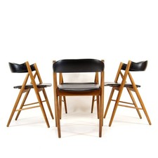 Set of 4 Retro Vintage Danish