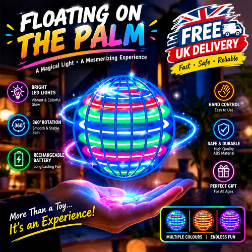 Led flying orb ball - led,