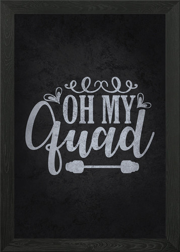 Quad leg day framed wall - leg,