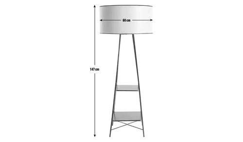 Habitat thasia floor - floor, lamp