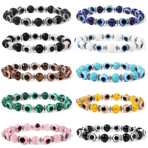 Colorful evil eye beaded - evil,