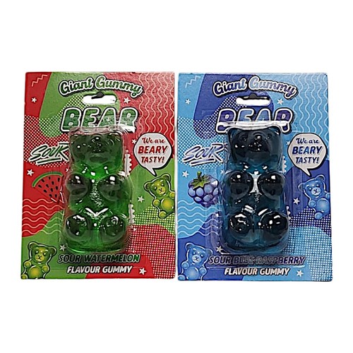 Giant sour gummy bear - giant,