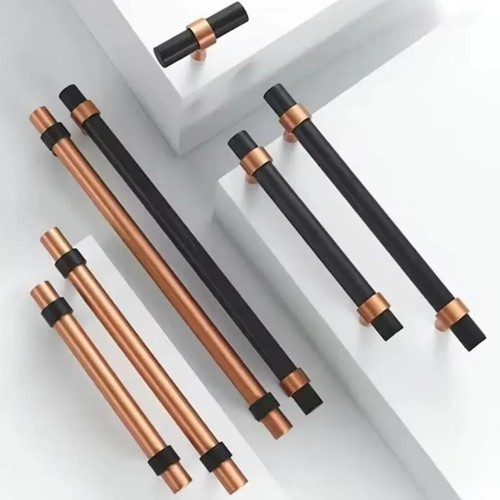Mfys black copper drawer pulls - black,