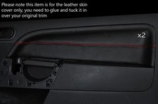 RED STITCH 2X FRONT DOOR CARD