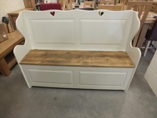 5' PAINTED MONKS BENCH