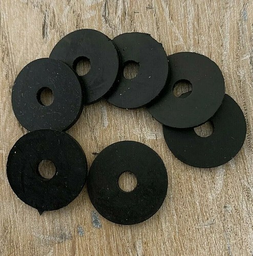 Black neoprene rubber penny - neoprene,
