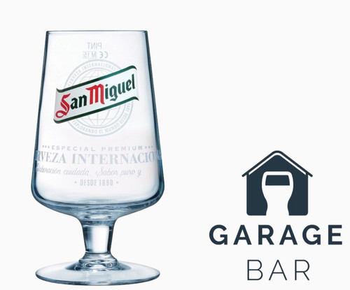 Single san miguel beer - single, glass