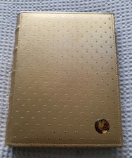 Stunning Gold Fabric Photo Album Holds 200 6"x4" Photos VGC