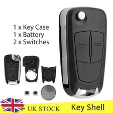 2 Button Flip Key Fob Case
