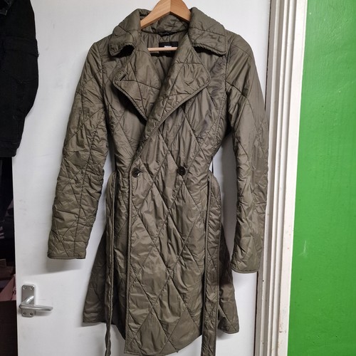 Dkny women quilted long coat - women's,