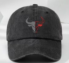 Summer Hat Cap Man with Bull