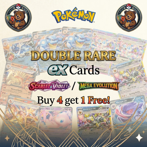 Double rare cards scarlet - rare, ex