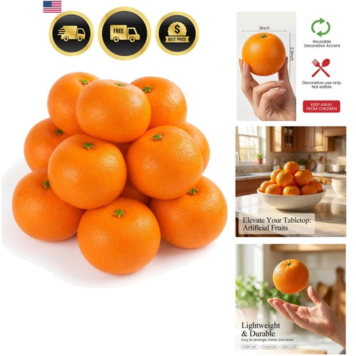 Pcs fake oranges - pcs,