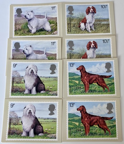 Set phq stamp postcards - 8,